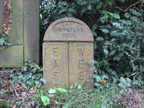 Greenwich Meridian Marker; England; West Sussex; East Grinstead